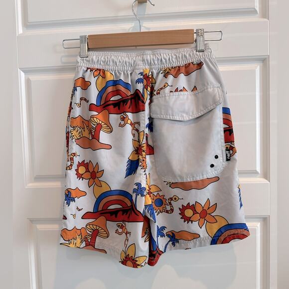 NEFF Retro Swim Boardshorts | rainbow| mushrooms| snakes - Picture 2 of 4